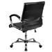 Mid-Back Designer LeatherSoft Executive Swivel Office Chair w/Chrome Base and Arms