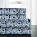 Hotel Coastal Microfiber Print Bed Sheet Set