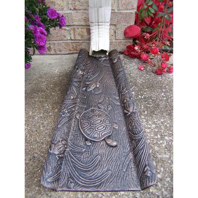 Oakland Turtle Collection Premium Cast Aluminum Splash Block