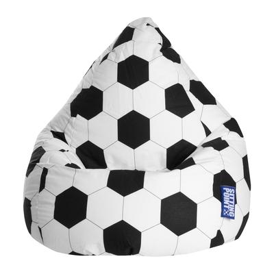 Sitting Point Oeko-Tex Certified Cotton Fussball Extra Large Bean Bag