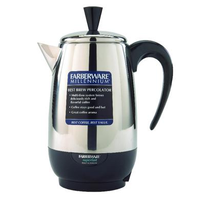 Farberware 2-8 Cup Percolator, Stainless Steel