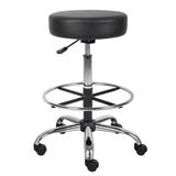 Boss CaressoftPlus Vinyl Adjustable 16-inch Diameter Drafting Stool