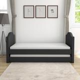 Boyd Sleep Messina Faux Leather Upholstered Day Bed with Trundle