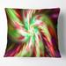 Designart 'Exotic Multi Color Flower Petal Dance' Floral Throw Pillow