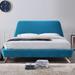 Carson Carrington Gautestad Mid-century Modern Upholstered Queen-size Platform Bed