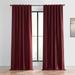 Exclusive Fabrics Blackout Textured Faux Dupioni Silk Curtains (1 Panel)