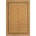 Kafkaz Sun-Faded Daine Lt. Brown/Charcoal Hand-Knotted Rug (8'11 x 12'5) - 8 ft. 11 in. x 12 ft. 5 in.