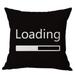 Letter Printed Cushion Cover Pillowcase 45x45cm