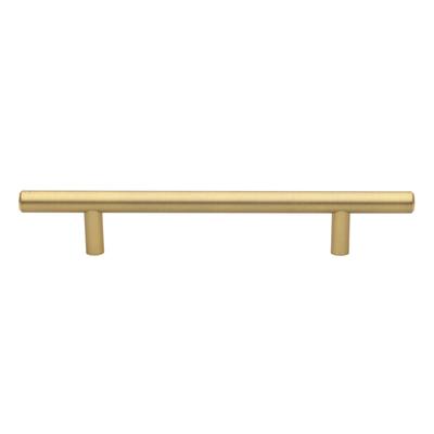 GlideRite 5-inch CC, 7.375-inch Long Solid Satin Gold Cabinet Bar Pulls (Pack of 25)