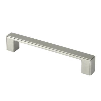 Contemporary 5-7/8-inch Nepoli Stainless Steel Brushed Nickel Finish Square Cabinet Bar Pull Handle (Case of 15)