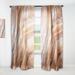 Designart 'Marbled Detail of Colourful Rock' Traditional Curtain Single Panel