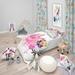 Designart 'Sweet Pink Dog with Glasses' Modern & Contemporary Bedding Set - Duvet Cover & Shams