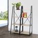 Carbon Loft Cavendish Industrial Ladder Shelf 4-tier Wood Shelves with Black Metal Frame (Set of 2) - 20" X 16" X 53"