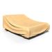 Budge Water-Resistant Patio Chaise Lounge Cover, All-Seasons, Nutmeg, Multiple Sizes