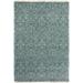 Arshs Kafkaz Peshawar Cyrena Lt. Blue/Lt. Green Wool & Viscouse Rug (5'1 x 6'9) - 5 ft. 1 in. x 6 ft. 9 in.