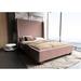 Ceets Sleek and Modern Velvet Upholstered Parlay Bed Frame