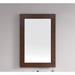 James Martin Vanities Metropolitan 30" Mirror, American Walnut