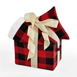 Lush Decor Woven Buffalo Check Box-Throw-Dec Pillow 3 Piece Gift Set