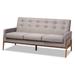 Carson Carrington Badarna Mid-century Modern Upholstered Sofa