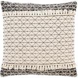 Surya Jena Bohemian Cotton 20-inch Poly or Feather Down Throw Pillow