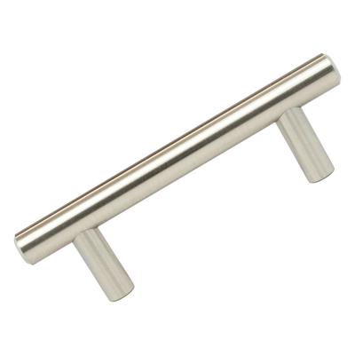 50 Pack Rok Euro Style Pull Handle Brushed Nickel 3" (76 mm) Centers