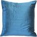 Sankara Silk 18x18 Throw Pillow with Polyfill Insert, Marine Blue