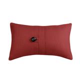 HiEnd Accents Prescott Small Oblong Lumbar Pillow, 10"x17"