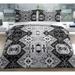 ABADEH BLACK AND WHITE Duvet Cover By Kavka Designs