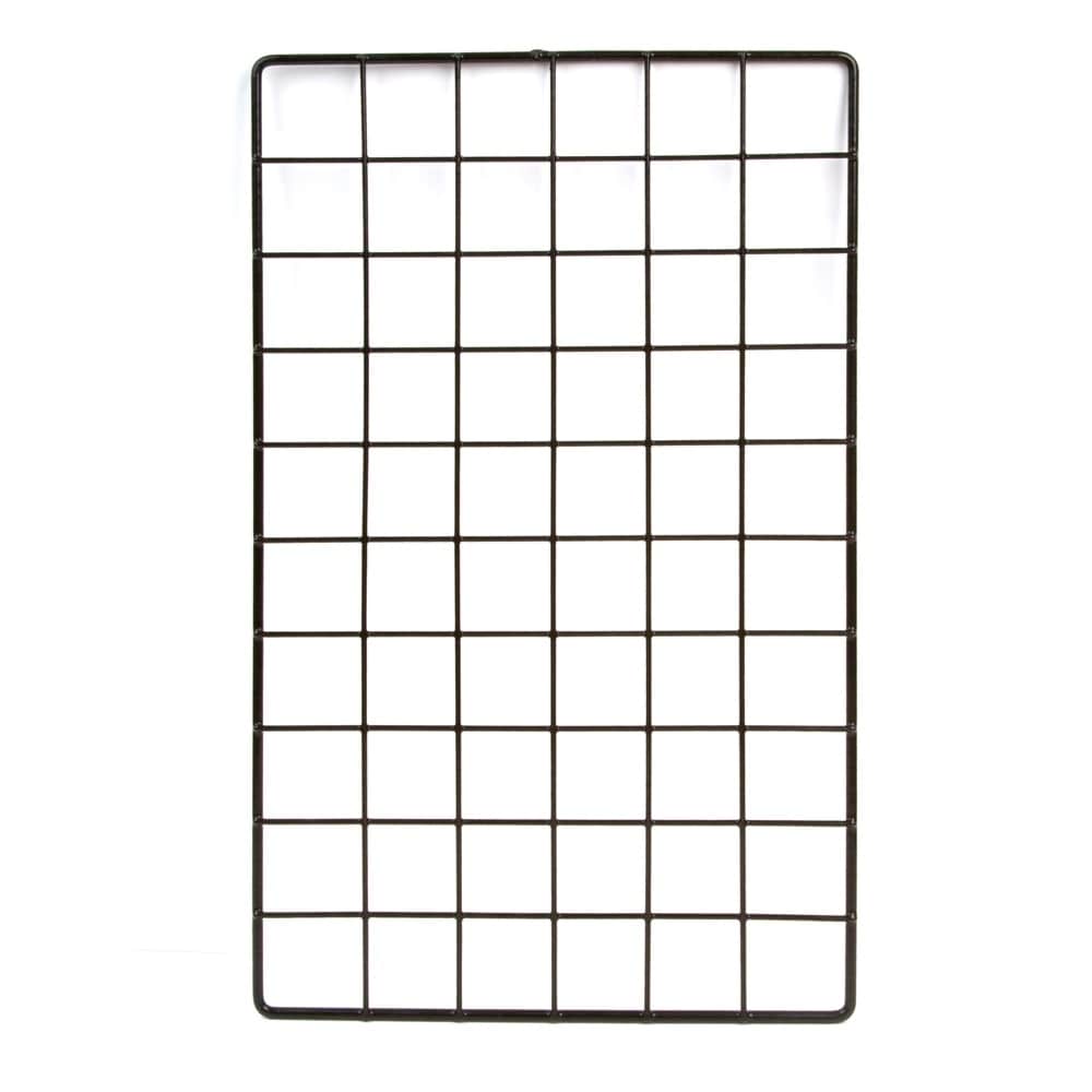 Econoco - GS16/B - 10" x 16" Epoxy Coated Black Wire Grid Cubbies Sold in Pack of 48