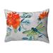 Dragonfly & Red Flower Noncorded Pillow 16x20