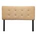 8-button Tufted Loft Sand Headboard