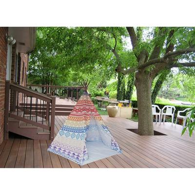 8' Feet Super Large Teepee Kid's Play Tent for indoor and outdoor - 1pc