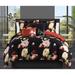 Chic Home Ethel 9 Piece Floral Bed in a Bag Reversible Comforter Set