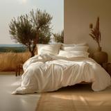 Sleep & Beyond Organic Cotton Sateen Sheet Set Ivory