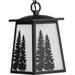 Torrey 1-Light Antique Bronze Craftsman Outdoor Hanging Lantern Light - 16.350" x 9.650" x 9.650"