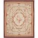 Safavieh Hand-Knotted French Aubusson Floral Ivory Wool Rug