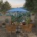 North Bend7.5 Foot Crank Lift Auto Tilt Patio Umbrella Outdoor Rated Acrylic Fabric by Havenside Home