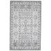 One of a Kind Hand-Tufted Modern & Contemporary 5' x 8' Oriental Wool Grey Rug - 5'0"x8'0"