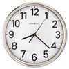 Howard Miller Hamilton Silver Metal Gallery Wall Clock