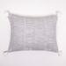 Moora Grey Cotton Pillow Sham