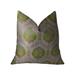 Plutus Tulip Garden Pink and Green Handmade Decorative Throw Pillow