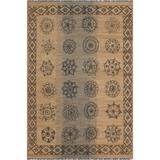 Boho Chic Turkish Kilim Herminia Hand-Woven Area Rug - 5'7" x 7'8"