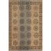 Boho Chic Turkish Kilim Herminia Hand-Woven Area Rug - 5'7" x 7'8"