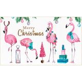 Mohawk Prismatic Merry Flamingos Kitchen Mat