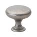 GlideRite 1.125-inch Weathered Nickel Classic Round Cabinet Knobs (Case of 10 or 25)