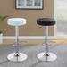 Coaster Furniture Ramses Chrome and Black 29" Adjustable Bar Stool