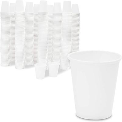 600pcs 3oz Small Paper Cups, Disposable Cups for Bathroom Mouthwash, White - 3 Oz