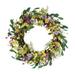 30" Artificial Dogwood and Daisy and Poppy Floral Spring Wreath