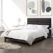 CorLiving Bellevue Wide-Rectangle Panel Upholstered Bed Frame, Full