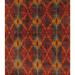 Pasargad Ikat Collection Hand-knotted Rust/Multi Lamb's Wool Rug